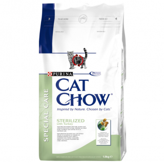 Cat Chow Special Care Sterilized Hindili 1.5 kg Kedi Maması kullananlar yorumlar